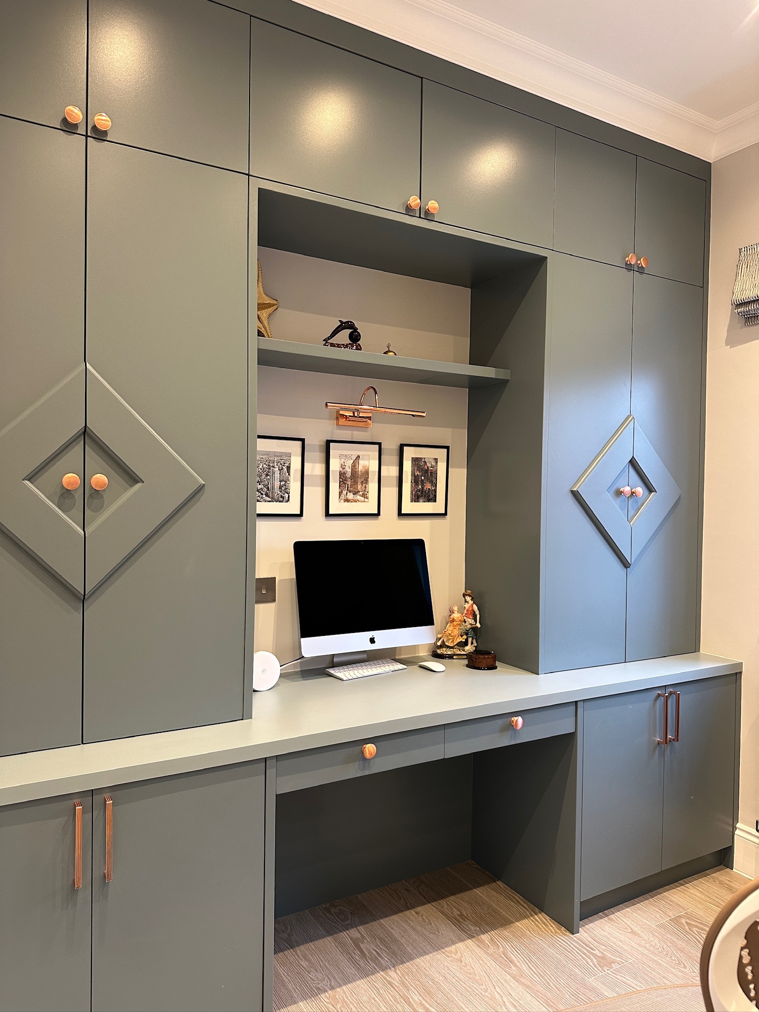 Bespoke home office cabinetry